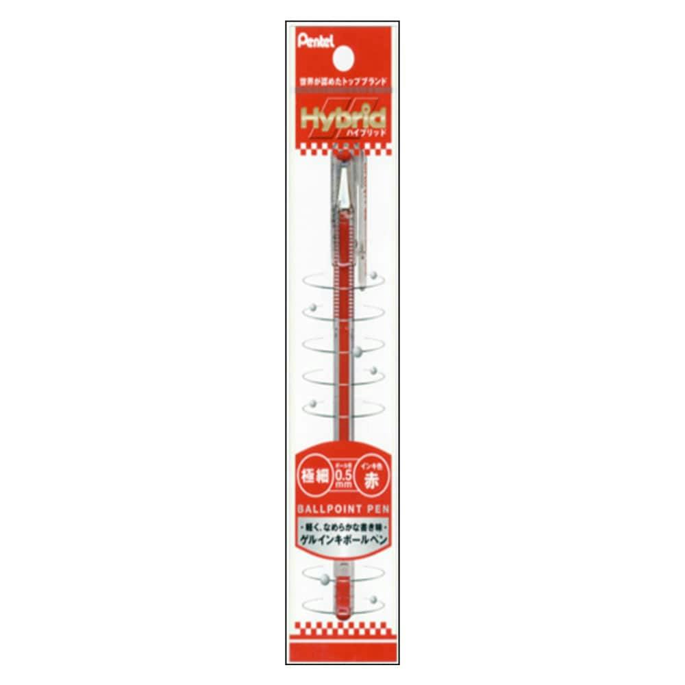 ぺんてる ゲルボールペン ハイブリット 0.5mm 赤 その他ボールペン ぺんてる ゲルボールペン ハイブリット 0.5mm 赤 その他ボールペン