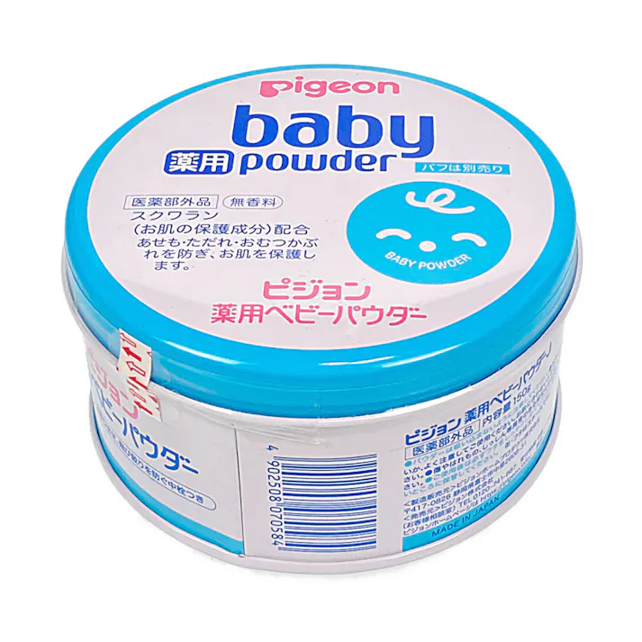 ピジョン ベビーパウダー 薬用ブルー缶 150g