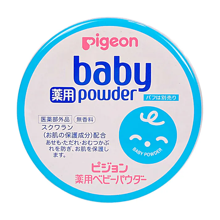 ピジョン ベビーパウダー 薬用ブルー缶 150g