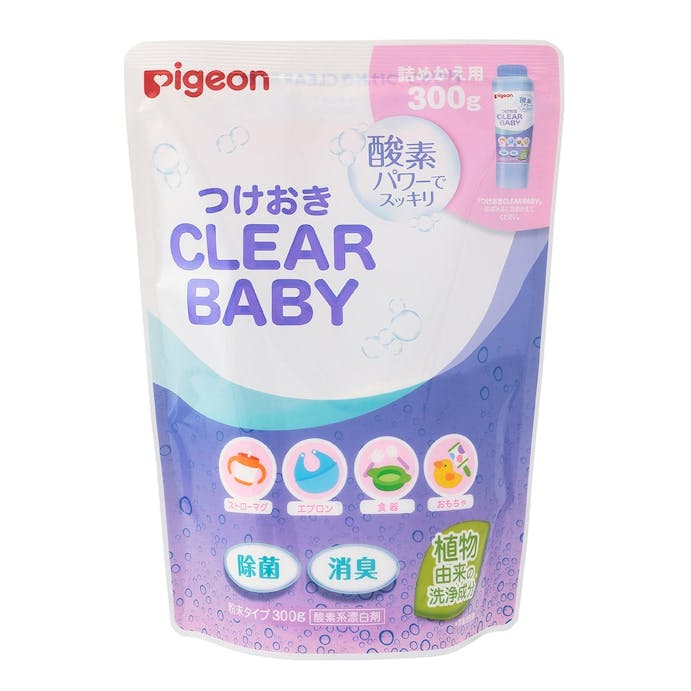 ピジョン つけおきCLEARBABY 詰替用 300g