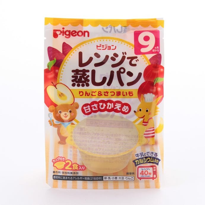 ピジョン レンジで蒸しパン りんご＆さつまいも(販売終了)