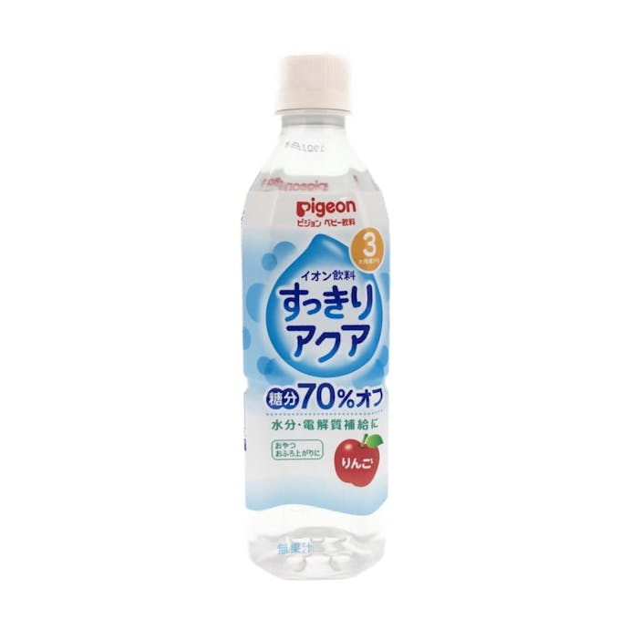 ピジョン ペットボトル飲料 すっきりアクア りんご 500ml