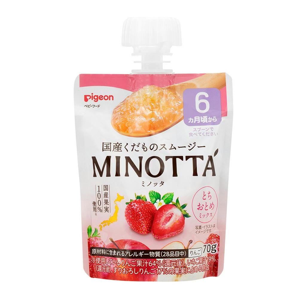 国産くだものスムージー MINOTTA とちおとめミックス 6カ月頃から