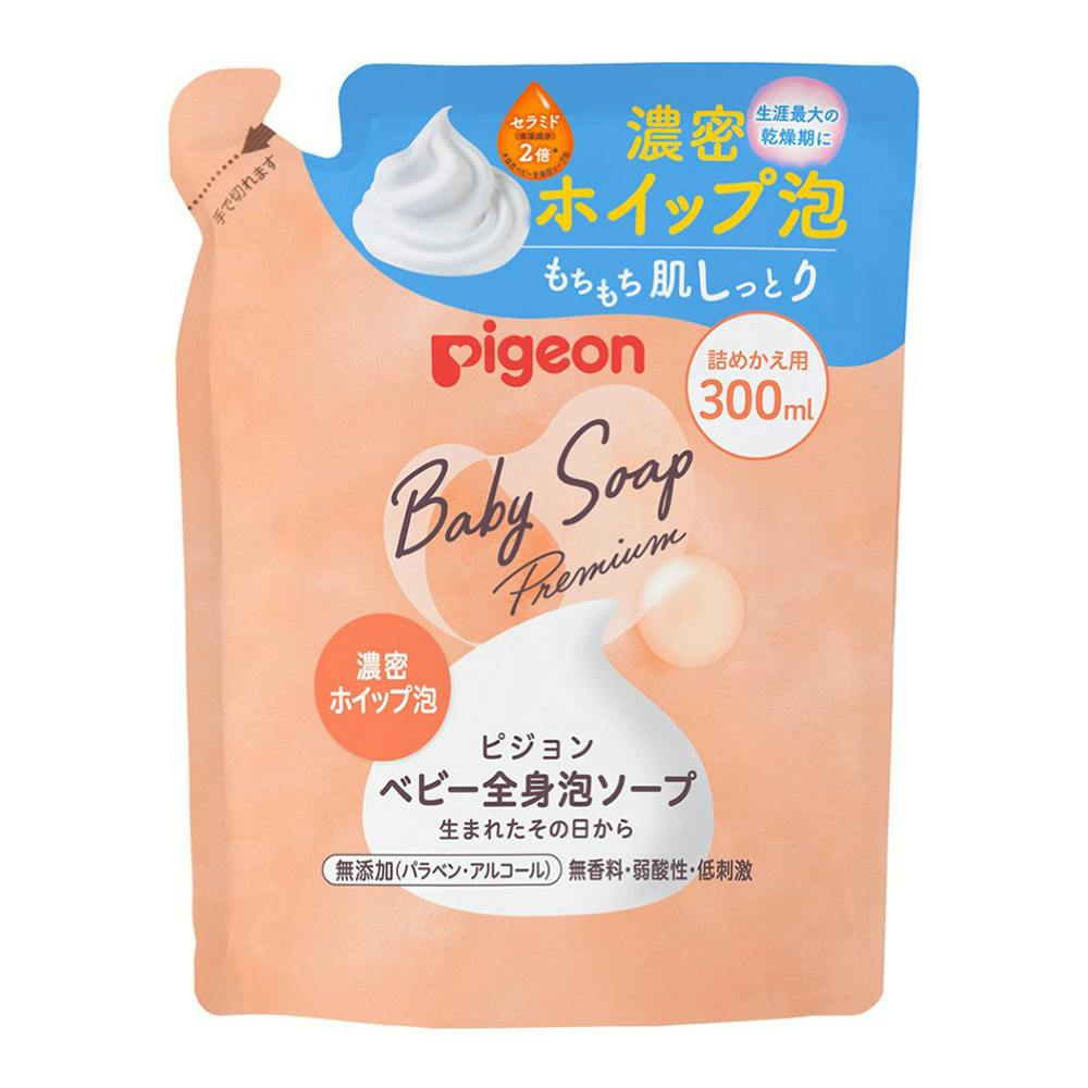 ピジョン 全身泡ソープ 濃密ホイップ泡 詰替 300ml