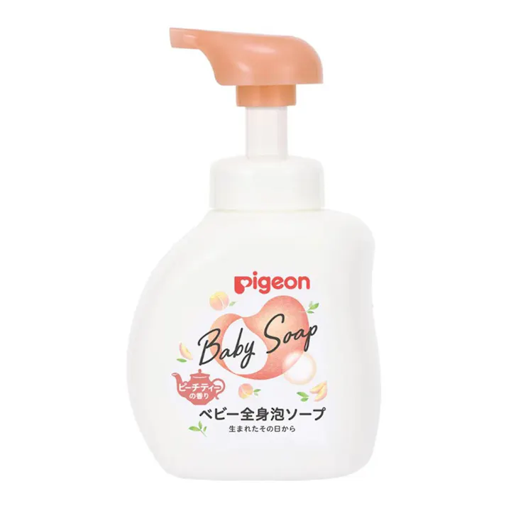 ピジョン ベビー全身泡ソープ ピーチティーの香り 500ml