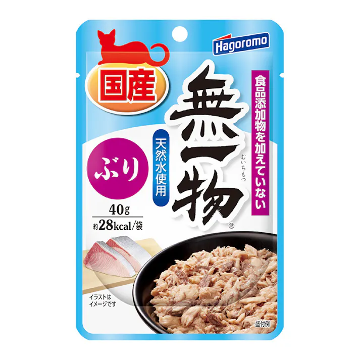 はごろもフーズ 無一物パウチ ぶり 40g