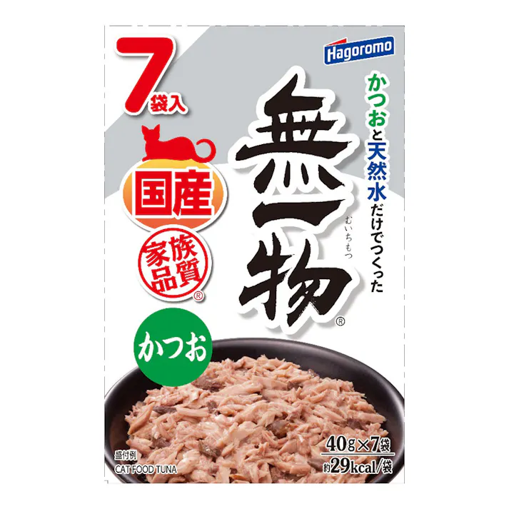 無一物 パウチ かつお 40gx7袋