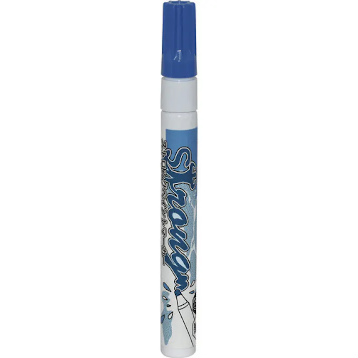 【CAINZ-DASH】不易糊工業 ストロングペイントマーカー 丸芯 2mm 青 フック FKST15-H【別送品】