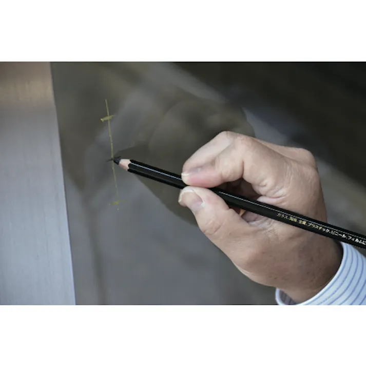 【CAINZ-DASH】不易糊工業 建築用ソフトカラー鉛筆 白 (3本入) SC10-3W【別送品】