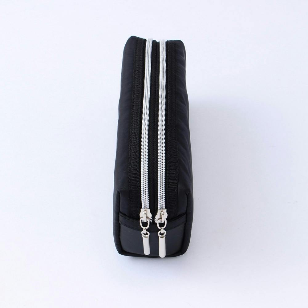 レイメイ Wファスナーペンケース ブラック 279 | 文房具・事務用品