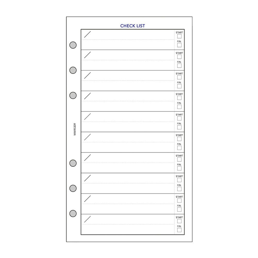 レイメイ リフィルバイブル チェックリスト