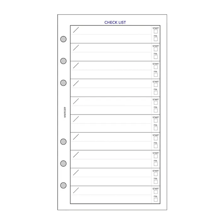 レイメイ リフィルバイブル チェックリスト