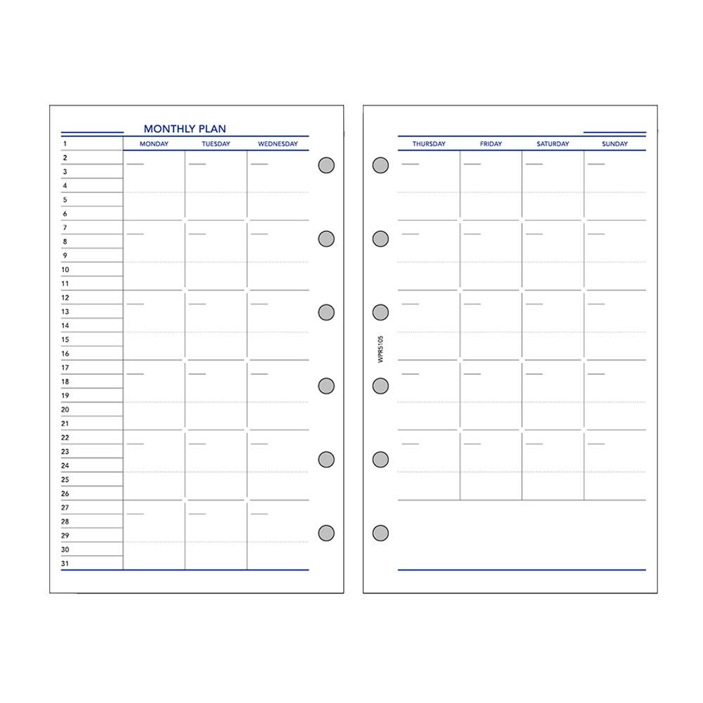 レイメイ リフィルポケット マンスリーブロック