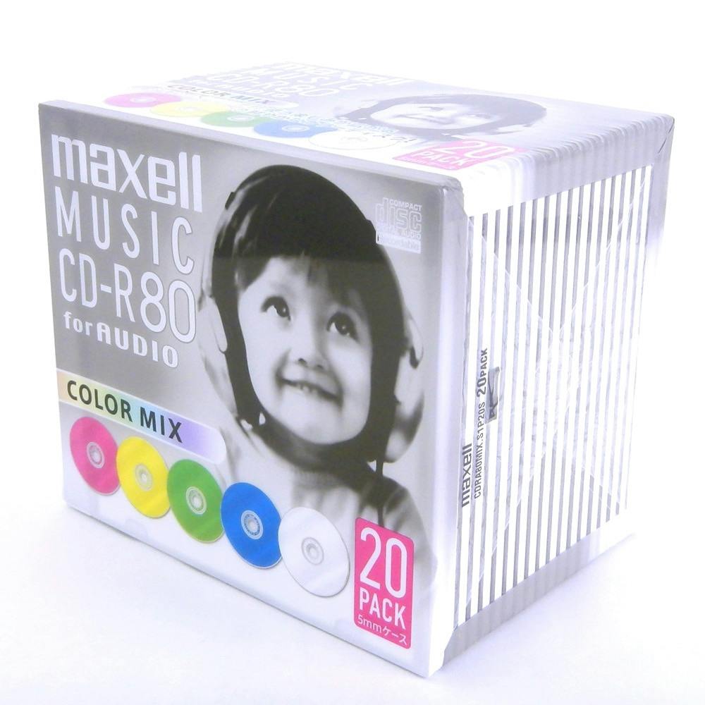 マクセル MUSIC CD-R 80枚入り CDRA80MIX.30SP(販売終了) | 記録