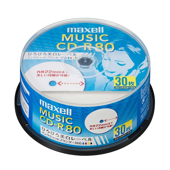 マクセル 音楽用CD-R CDRA80WP30SP