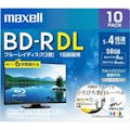 マクセル 録画用ブルーレイディスク BD-R DL ひろびろ美白レーベルディスク(1～4倍速記録対応)(販売終了)
