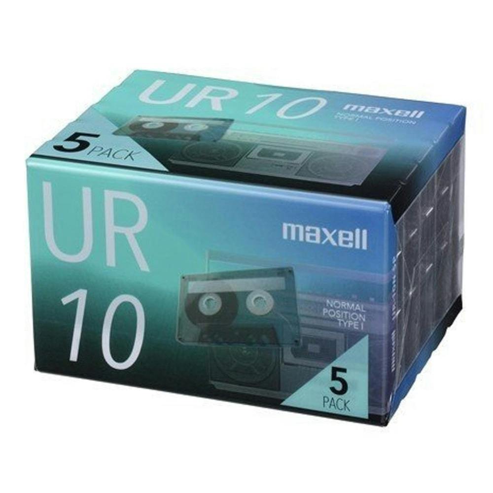マクセル 録音用カセットテープ UR-10N5P 10分 5巻 | 記録