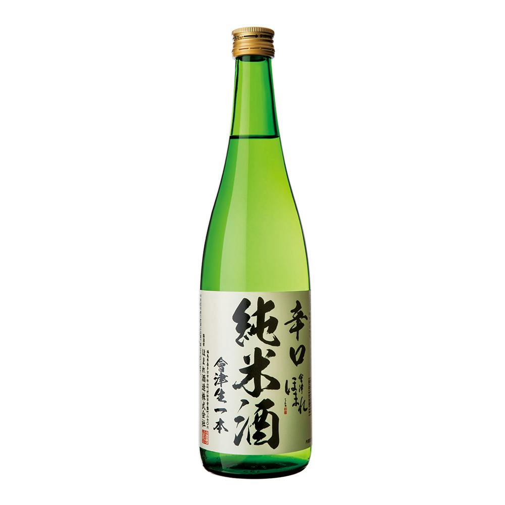 福島県)会津ほまれ 辛口純米酒 会津生一本 720ml【別送品】 | 酒