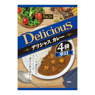 ハチ食品 デリシャス カレー 辛口 170g×4袋セット