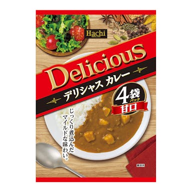 ハチ食品 デリシャス カレー 甘口 170g×4袋セット