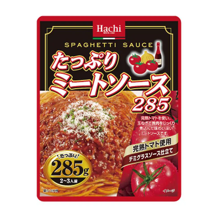 ハチ食品 たっぷりミートソース 285g(販売終了)