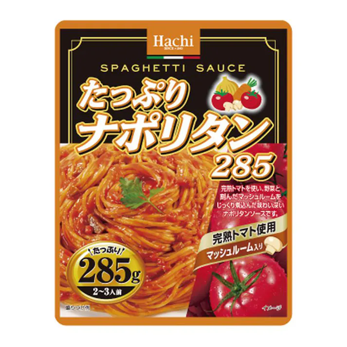 ハチ食品 たっぷりナポリタン 285g