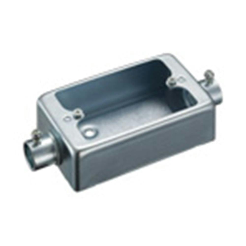 パナソニック ねじなし露出スイッチボックス 1コ用 2方出 呼びE25