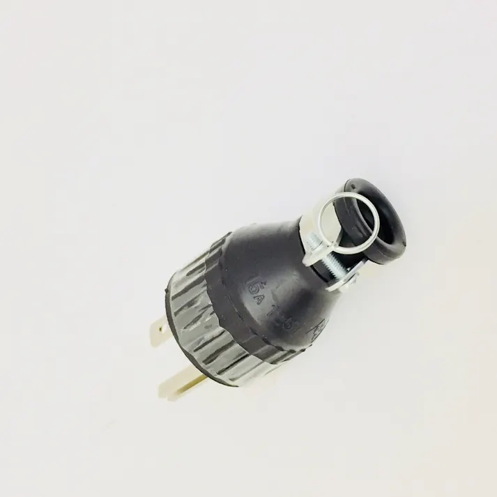 パナソニック 小型接地15Aゴムキャップ 125V ブラック WF7005K