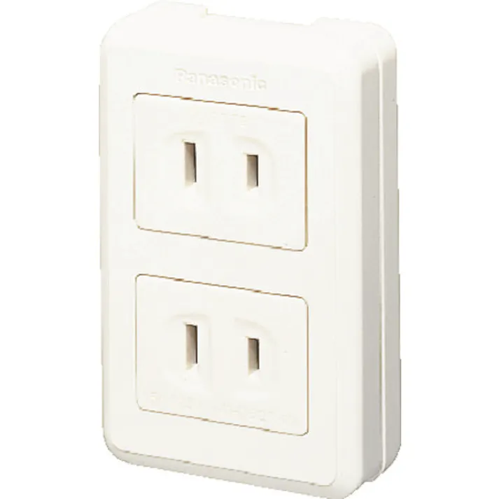 【CAINZ-DASH】パナソニックエレクトリックワークス社 リファイン露出ダブルコンセント WKS112P【別送品】