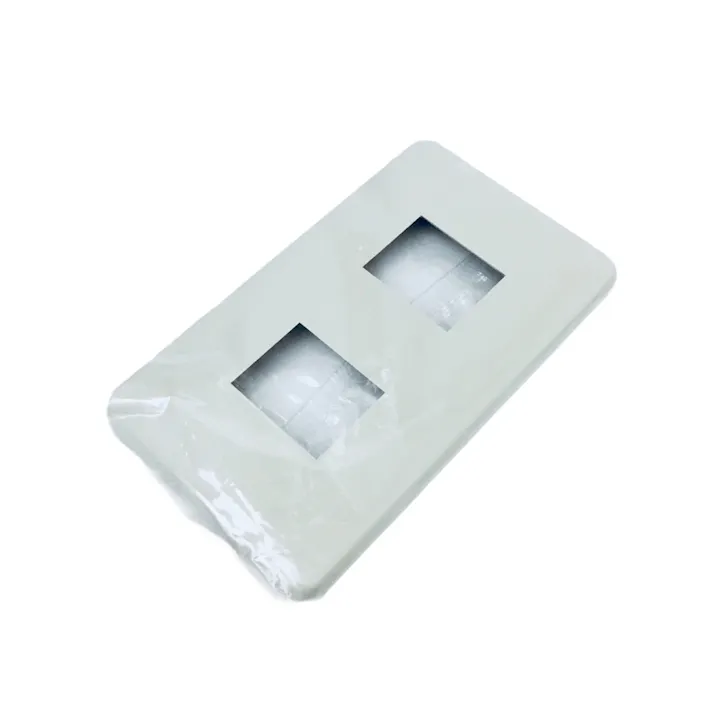 パナソニック フルカラー モダンプレート 2コ用 ミルキーホワイト WN6002W