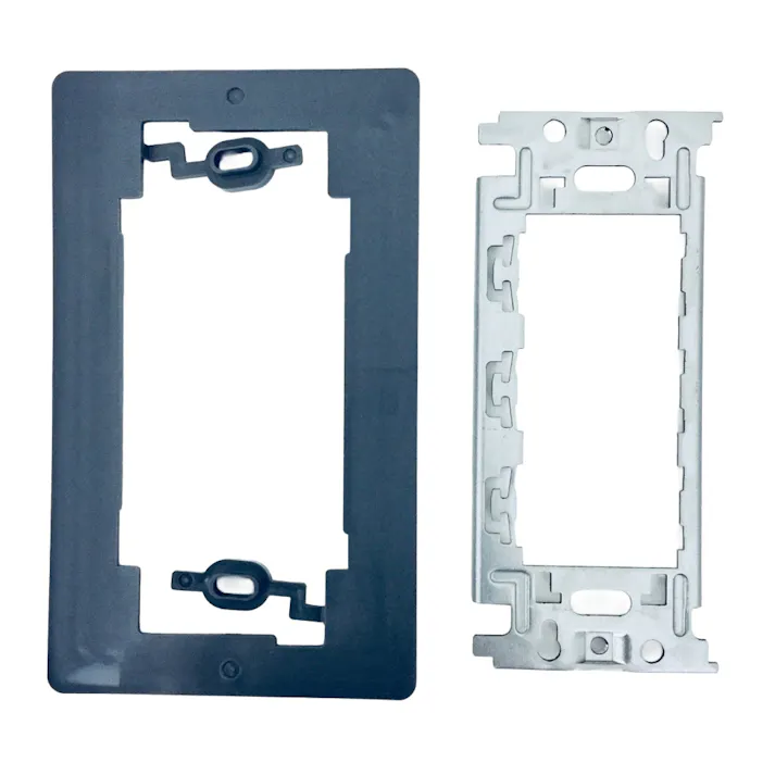 パナソニック フルカラー 絶縁取付枠 グレー WN3708