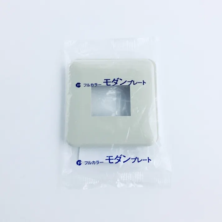 パナソニック フルカラー モダンプレート ミニサイズ ミルキーホワイト WN6071W