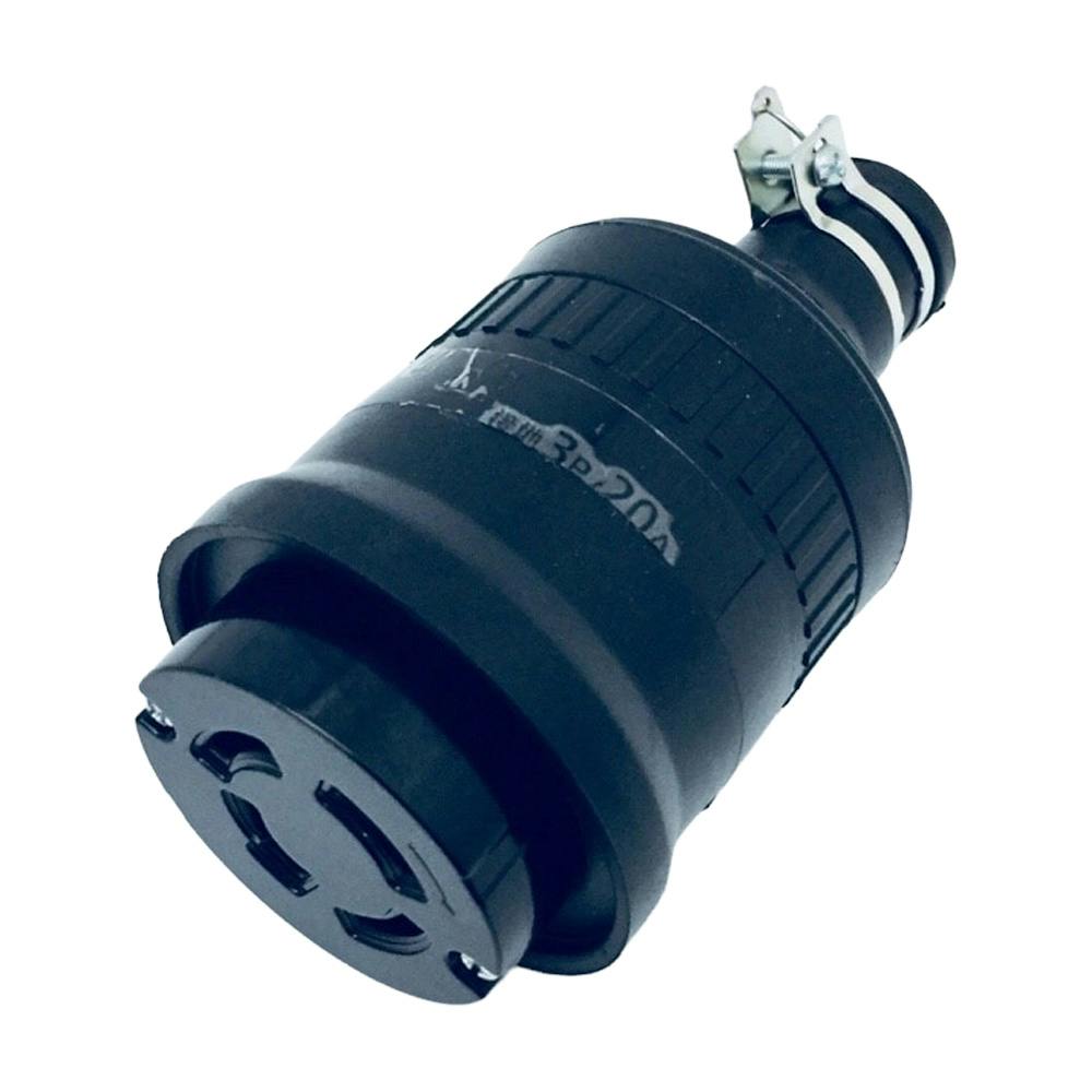 パナソニック 接地3P20A 引掛防水ゴムコードコネクタボディ ブラック