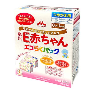 森永乳業 E赤ちゃん エコらくパック つめかえ用 400g×2袋