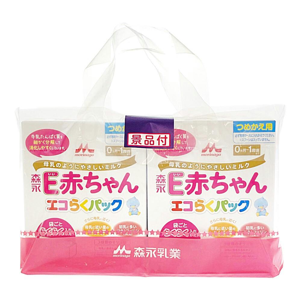 森永E赤ちゃん エコらくパック　つめかえ用　(400g×2)×5箱 Amazon.co.jp: 森永 エコらくパック つめかえ用 はぐくみ 800g