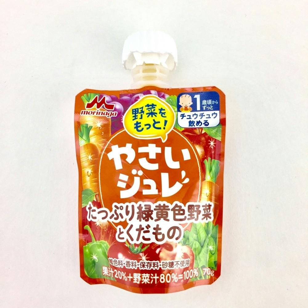 森永乳業 野菜をもっと！やさいジュレ たっぷり緑黄色野菜とくだもの