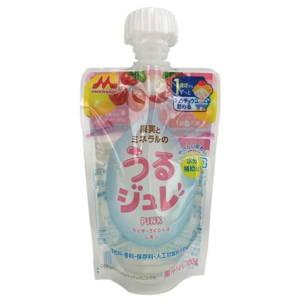 森永乳業 果実とミネラルのうるジュレ PINK 100g ベビー飲料 森永乳業 果実とミネラルのうるジュレ PINK 100g ベビー飲料