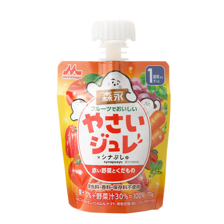 森永乳業 フルーツでおいしい やさいジュレ えあわせ付き 18袋入
