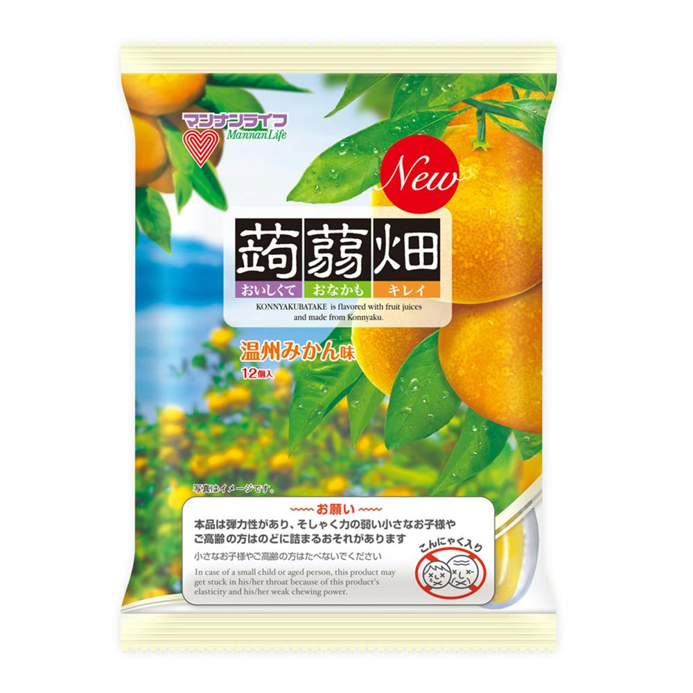 マンナンライフ 蒟蒻畑 温州みかん味 25g×12個入 | 栄養補助食品・機能