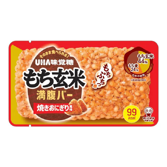 UHA味覚糖 もち麦満腹バー 焼きおにぎり風味
