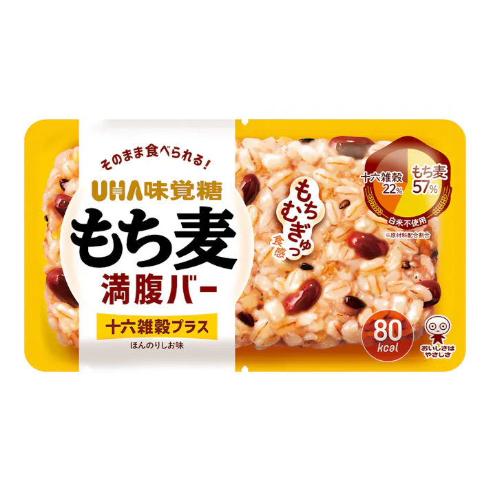 UHA味覚糖 もち麦満腹バー 十六雑穀プラス