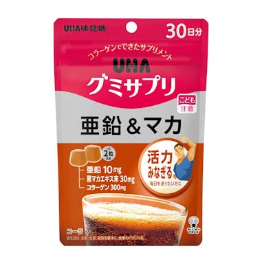 UHA味覚糖 グミサプリ 亜鉛＆マカ 30日分
