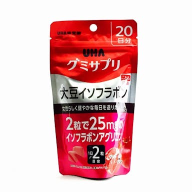 UHA味覚糖 グミサプリ 大豆イソフラボン20日分(販売終了)