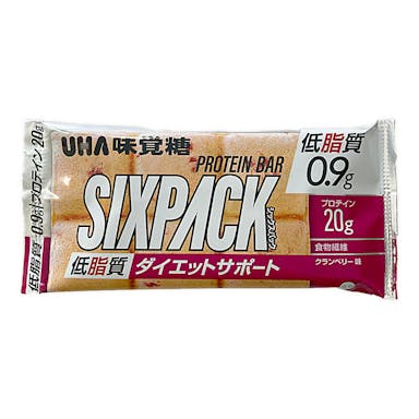 味覚糖 SIXPACKプロテインバー クランベリー