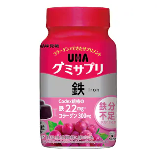 UHA味覚糖 UHAグミサプリ 鉄 ボトル 30日分