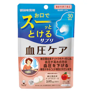 UHA お口でスーッととけるサプリ 血圧ケア りんご味 30日分