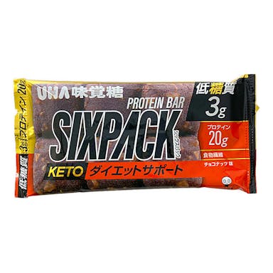 味覚糖 SIXPACK ケトプロテインバー チョコナッツ