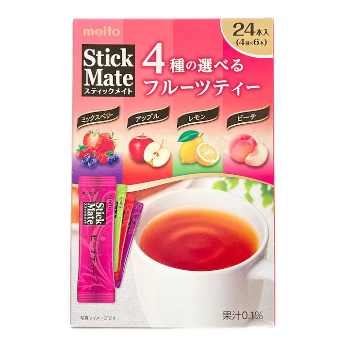 名糖産業 スティックメイト フルーツティーアソート 24本入