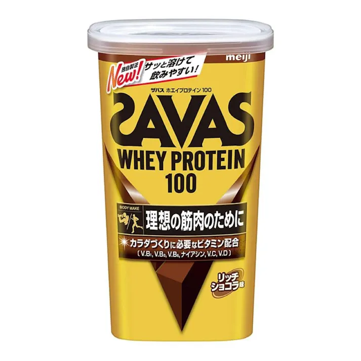 明治 ザバス ホエイプロテイン100 リッチショコラ味 14食分 294g