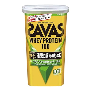 明治 ザバス ホエイプロテイン100 抹茶風味 14食分 294ｇ